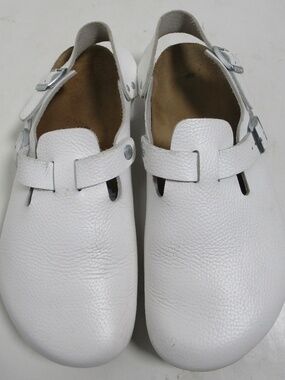 Birkenstock Men's Tokio Super Grip Leather White Size 12 US M / 11 UK / 45 EU